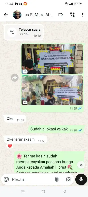 Testimonial Papan ucapan WAKATOBI